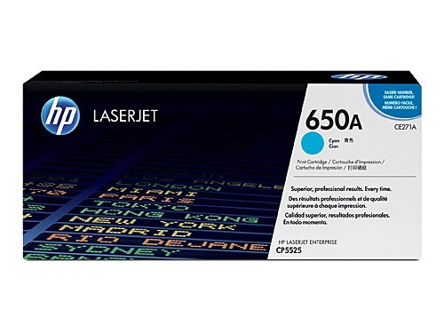 HP 650A Cyan Toner CE271A