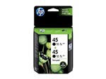 HP 45 Black Ink Twin Pack