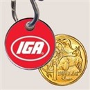 IGA Supermarket Trolley Token Keyring
