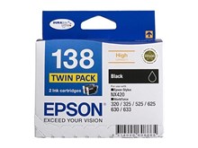 Epson 138 Black Twin Pack
