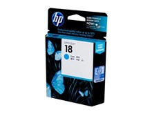 HP #18 Cyan Ink Cart C4937A
