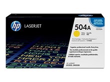 HP #504A Yellow Toner CE252A