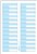 A4 24up blue/white shelf tickets